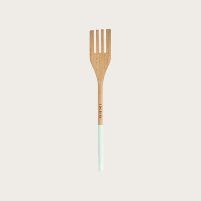 Azibo 3 Piece Beechwood  Utensils in Pastel