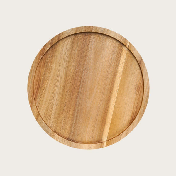 Imani Round Wood Serving Board or Tray (Save 41%)