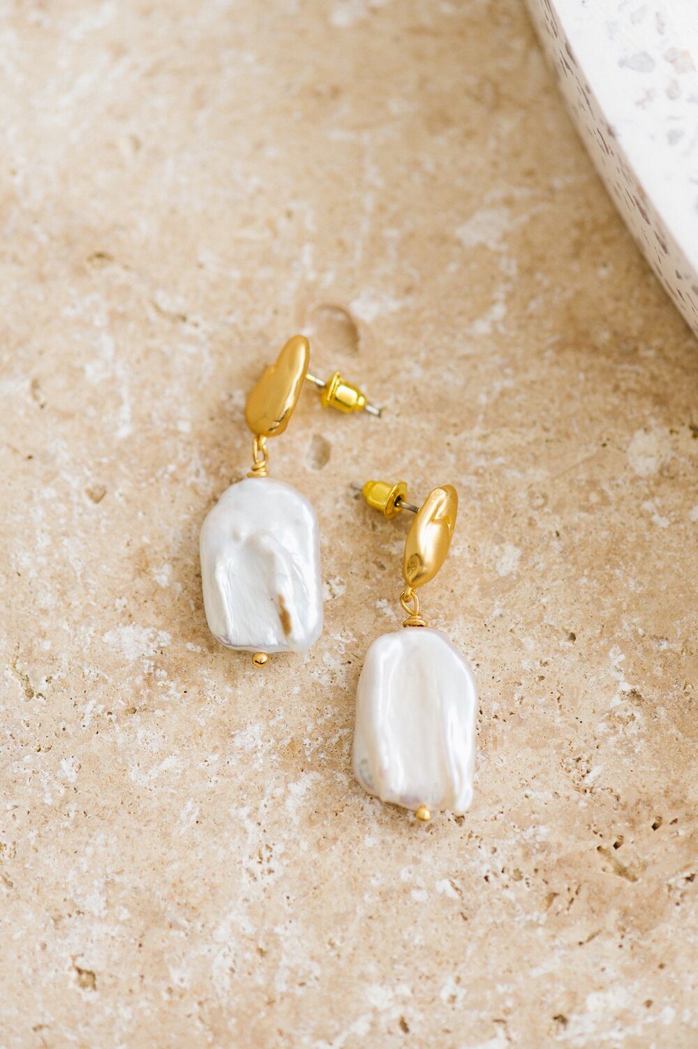 Indigo &amp; Wolfe - Alessia Gold &amp; Pearl Earrings
