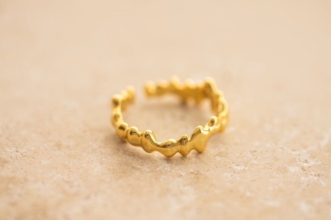 Indigo &amp; Wolfe - Alaia Gold Adjustable Ring