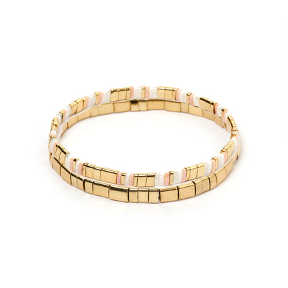 Arms of Eve - Caribbean Bracelet Set in Peony