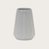 Auguste Small Ceramic Vase in Grey