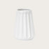 Auguste Small Ceramic Vase in White