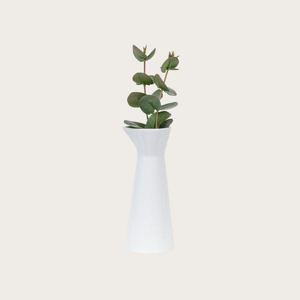 Eva Ceramic Vase in White (Save 45%)