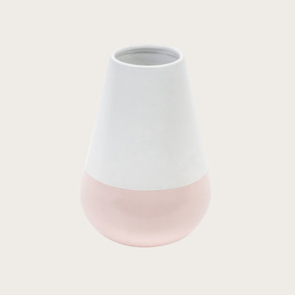 Boccioni Ceramic Vase in Pink/White - Buy 1 Get 1 Free