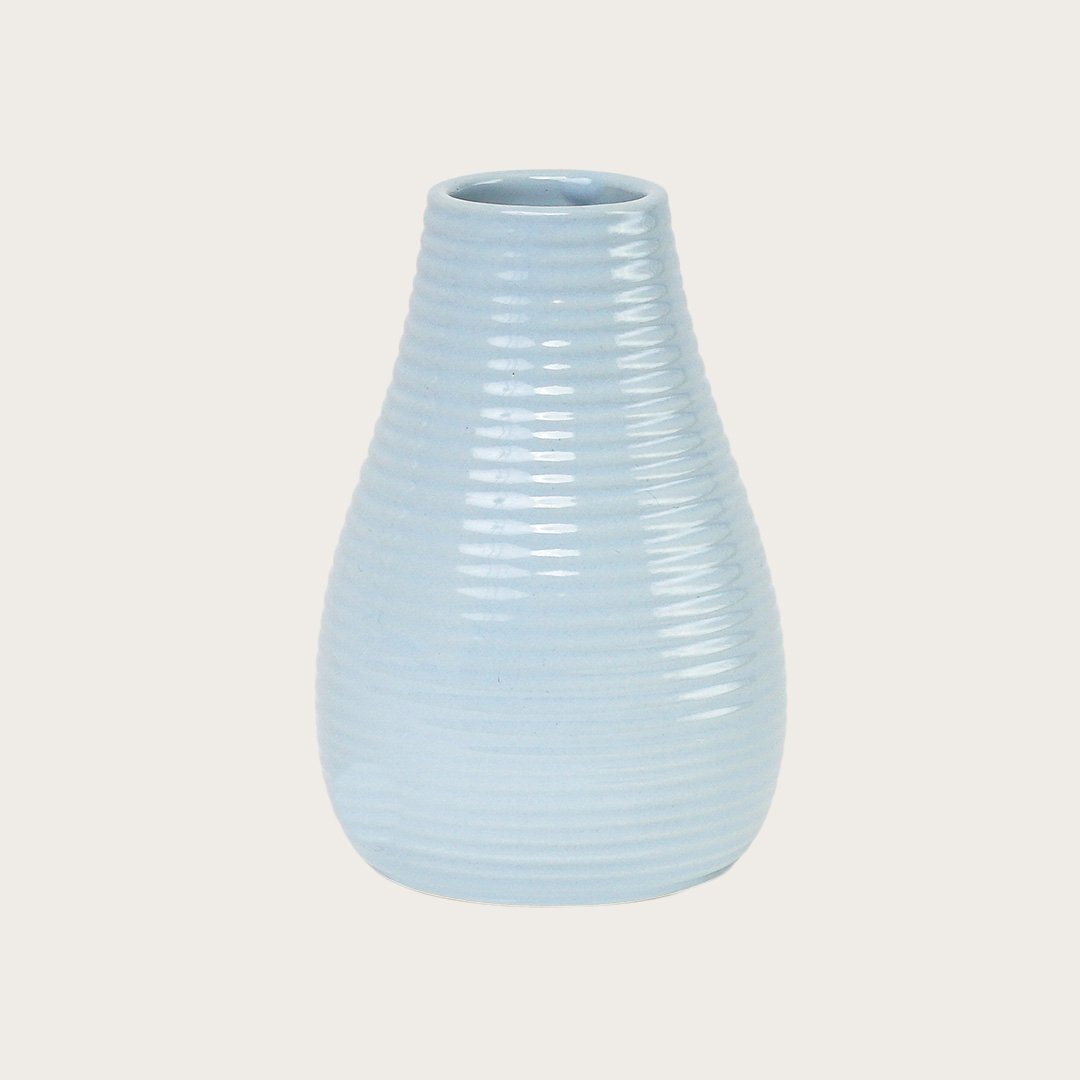 Gabo Vase in Dusty Blue