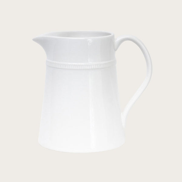 Portsea Ceramic Jug in White (Save 40%)