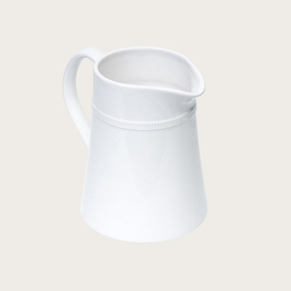 Portsea Ceramic Jug in White (Save 40%)