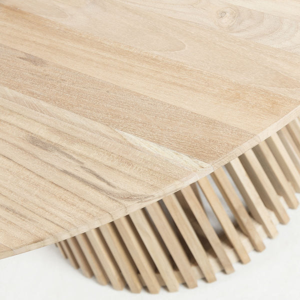 Zara Teak Round Dining Table Natural (Save 18%)