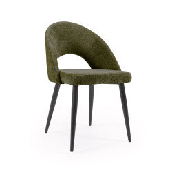 Saba Chenille Chair in Green