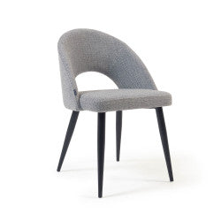 Saba Fabric Chair in Grey