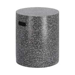 Sardinia Outdoor/Indoor Side Table in Black