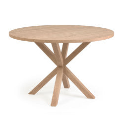 Arena Round Wood Dining Table Natural (Save 21%)