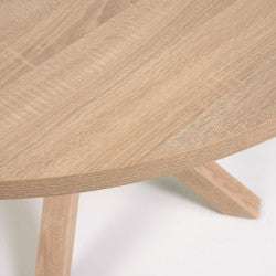 Arena Round Wood Dining Table Natural (Save 21%)
