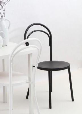 Chyka Metal Indoor/Outdoor Chair Black (Save 29%)