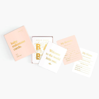 Fox &amp; Fallow - Baby Milestone Cards in Cream
