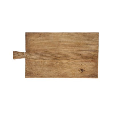 Elm Large Wood Serving Board with Handle