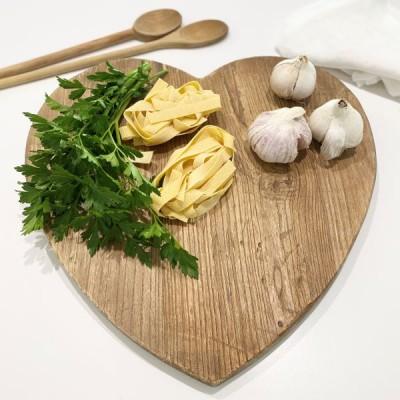 Elm Wood Heart Shaped Serving Cheese Board