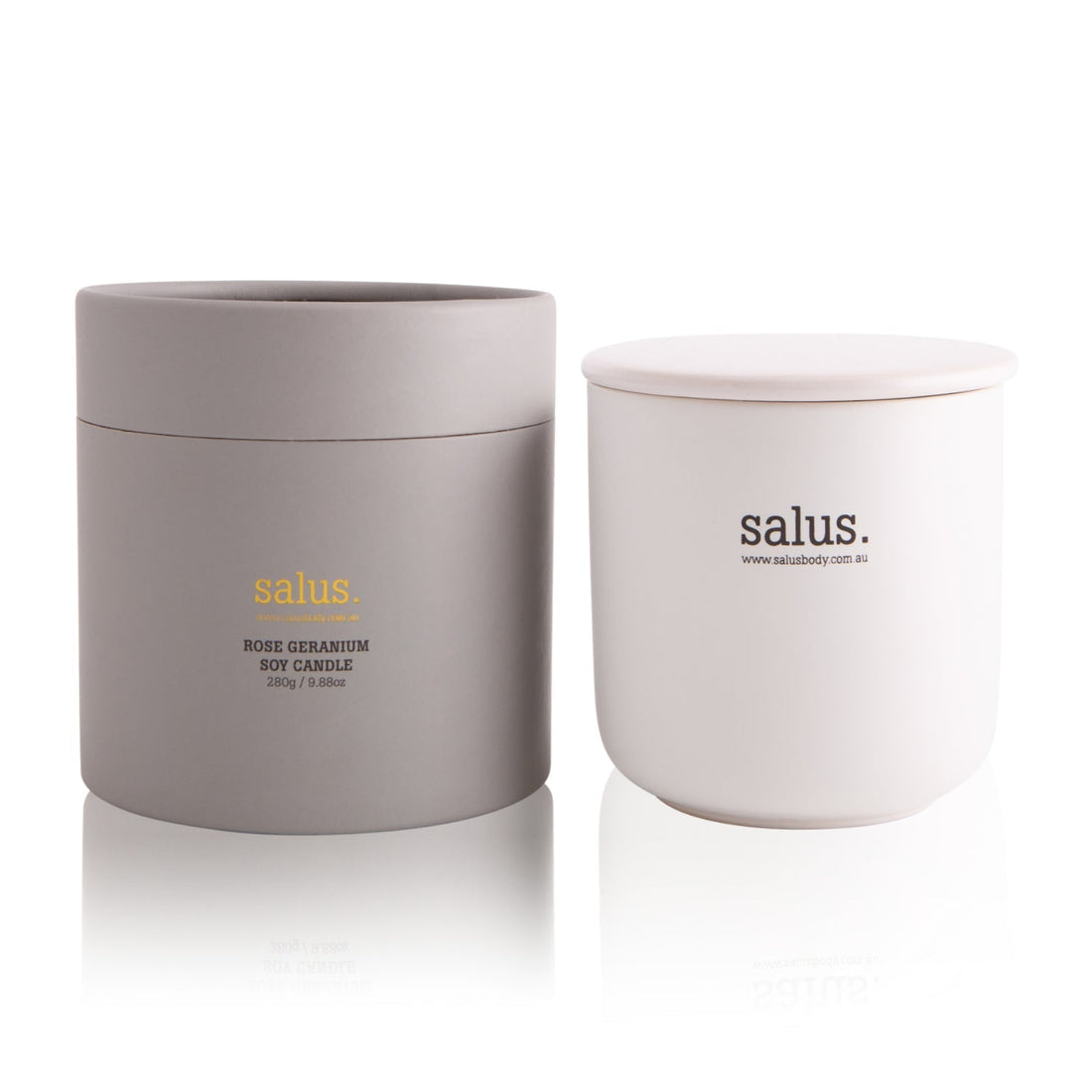 Salus Rose Geranium Soy Candle