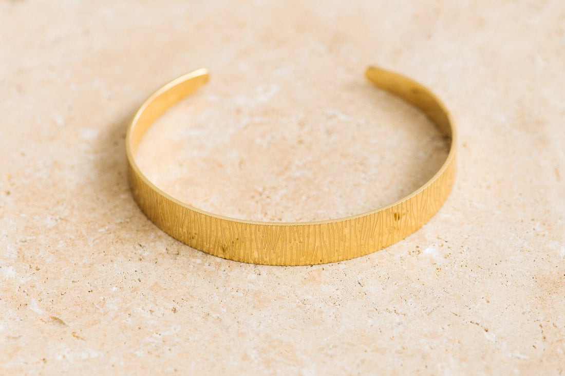 Indigo &amp; Wolfe - Azalea Gold Cuff Bracelet