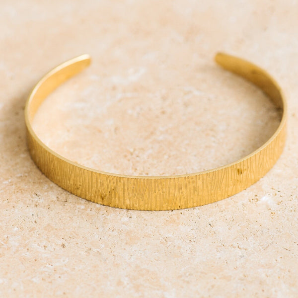 Indigo & Wolfe - Azalea Gold Cuff Bracelet