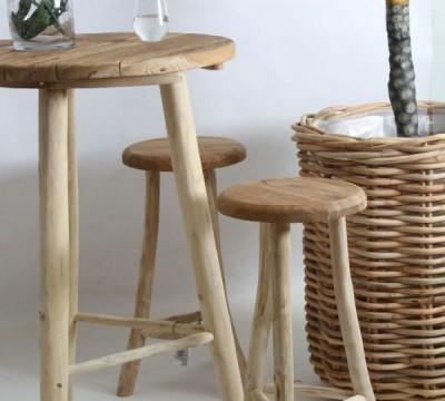 Anisa Teak Bar Stool