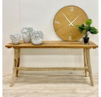 Noora Teak Wood Hallway Table Natural (Save 16%)