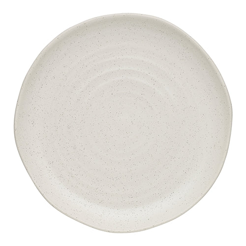 Stone Speckle Dinner Plate in Chalk 27.5cm