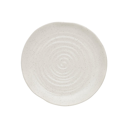 Stone Speckle Side Plate in Chalk 21cm