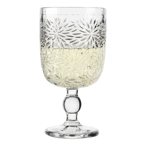 Detailed Glass Goblet in Clear (Save 18%) 310ml