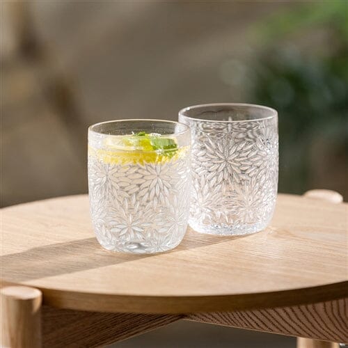 Celine Detailed Glass Tumbler - Buy 1 Get 1 Free Sale