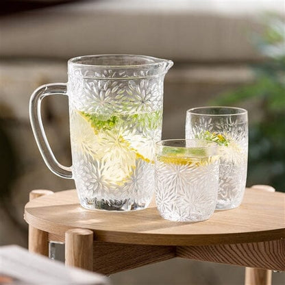 Celine Detailed Glass Tumbler - Buy 1 Get 1 Free Sale