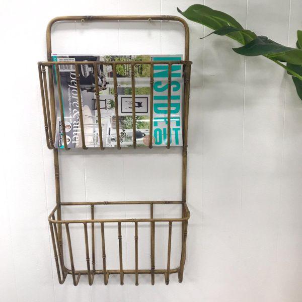 Indah Metal Magazine Rack