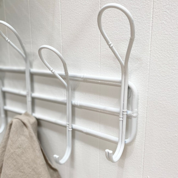 Camila Metal Wall Hook - White