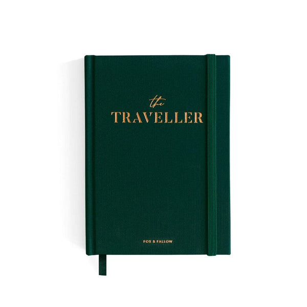 The Traveller Mini Travel Diary in Forest Green - Fox & Fallow