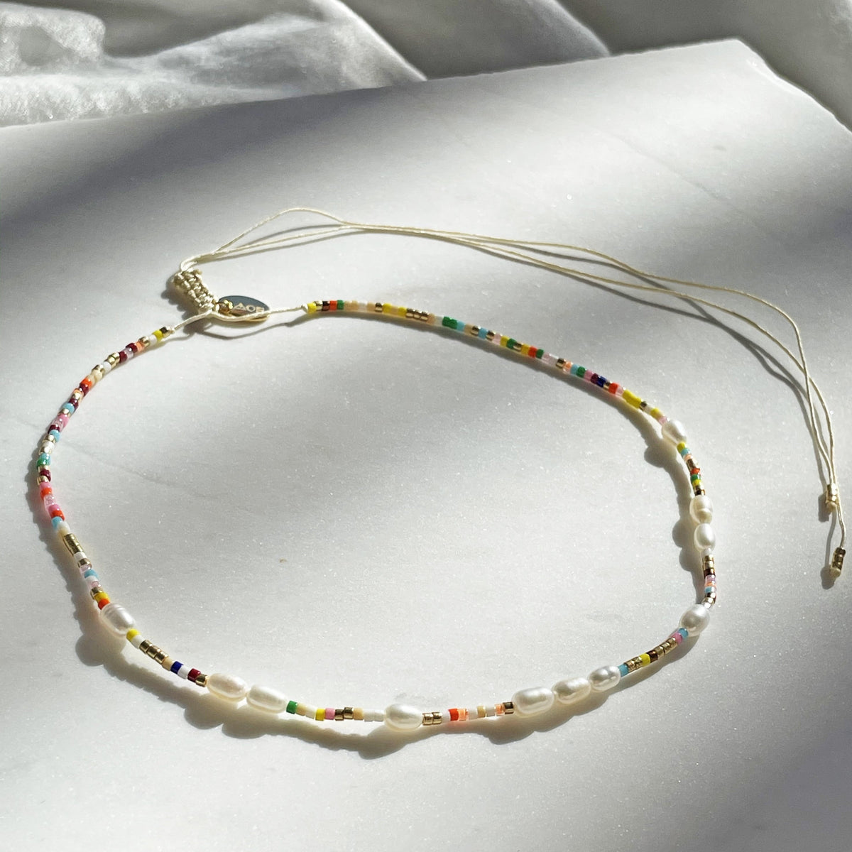 Arms of Eve - Pricillia Gold and Pearl Choker