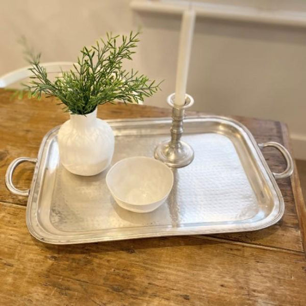 Anne Stainless Steel Serving Tray