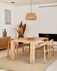 Chiara Oak Dining Table 160cm (Save 17%)