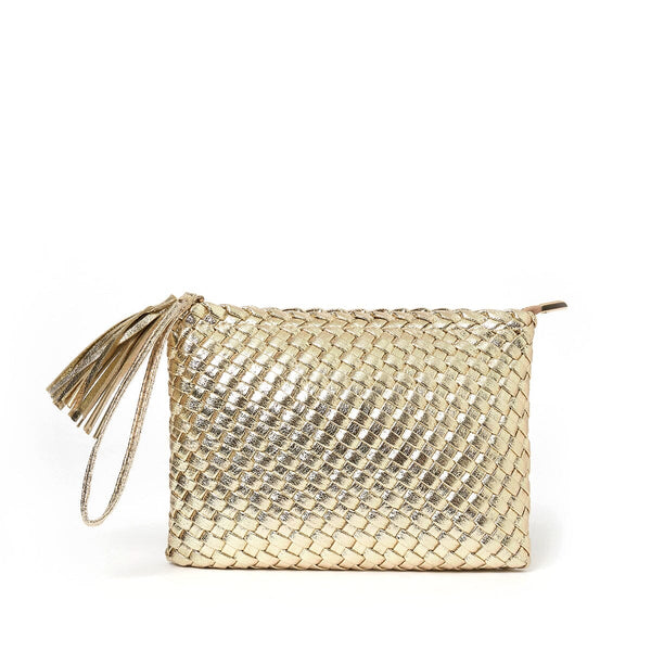 Lavinia Clutch Bag Gold Arms of Eve