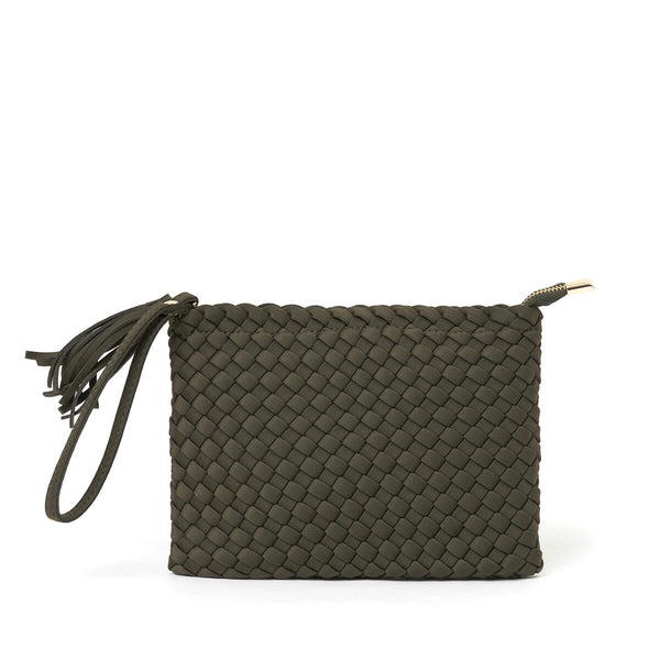 Lavinia Clutch Bag Khaki Arms of Eve