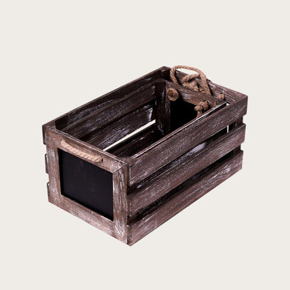 Crate Storage Large Box W/ Rope Handles - Buy 1 Get 1 Free Sale
