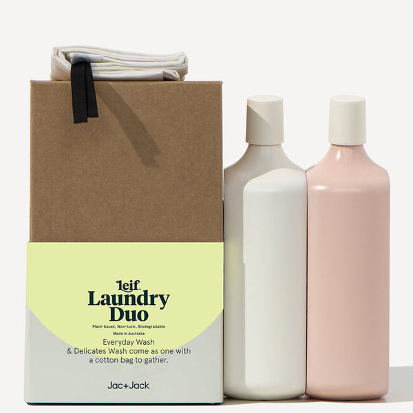 Leif x Jac + Jack Laundry Duo: Everyday & Delicates (Save 12%)