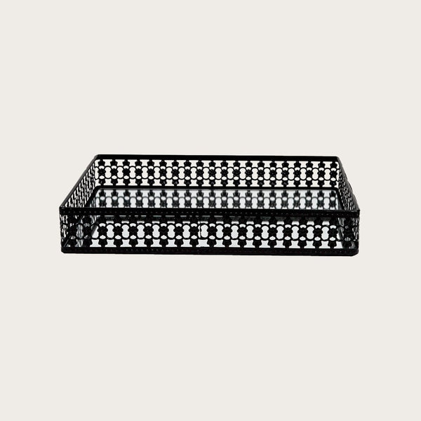 Yves Metal Serving Tray in Black (Save 50%)