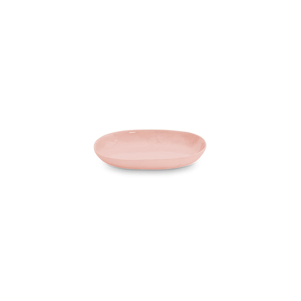 Cloud Small Oval Plate in Icy Pink
