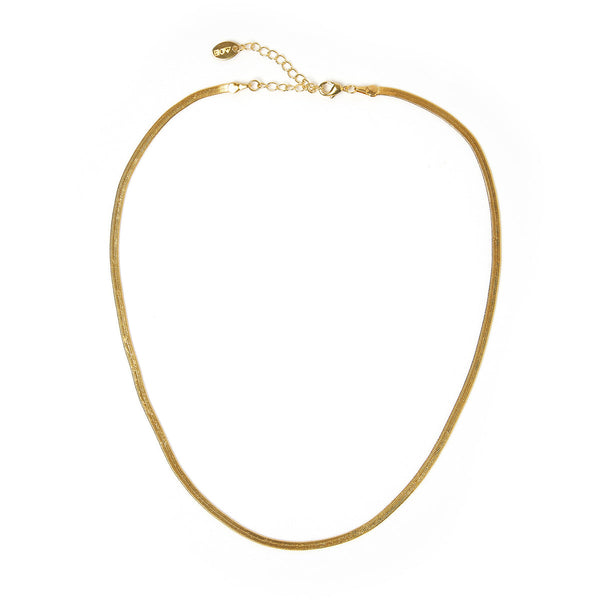 Sylvia Gold Snake Chain Necklace Arms of Eve