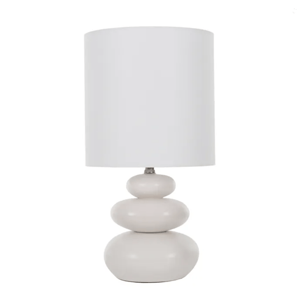 Sardinia Ceramic Lamp in White