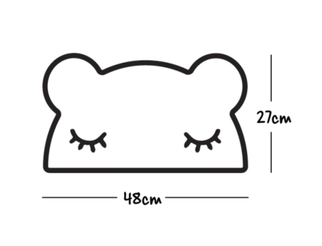 Bear Silicone Placemat in White - Buy 1 Get 1 Free Sale