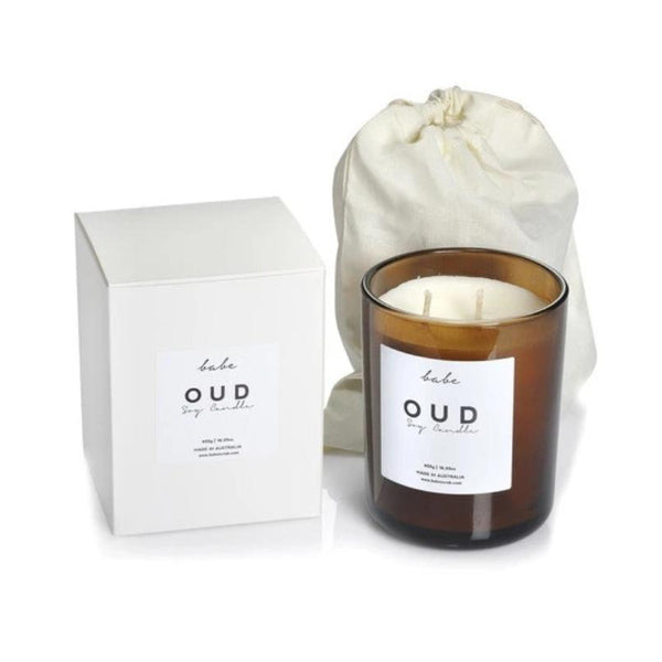 Oud Luxury Soy Candle 55Hr