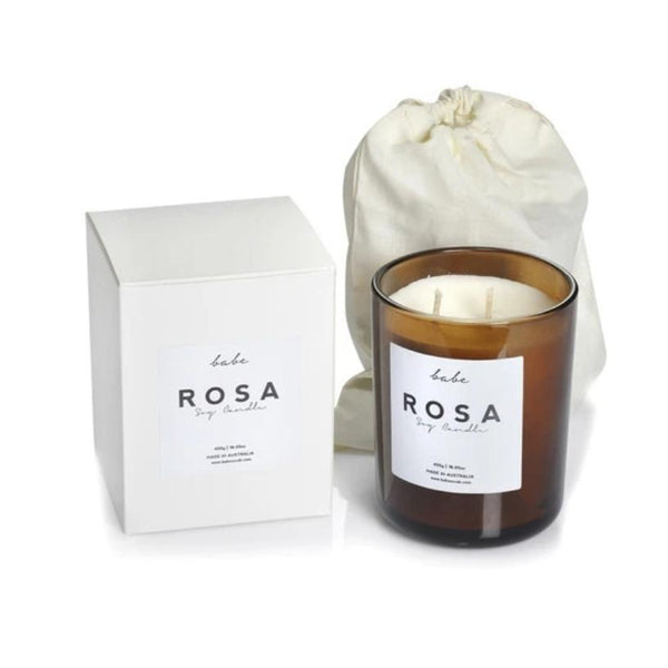Rosa Luxury Soy Candle 75Hr