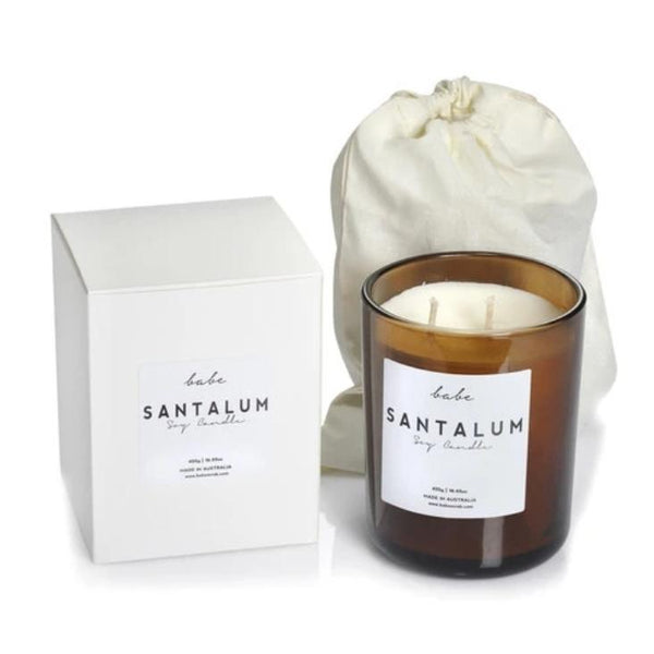 Santalum Luxury Soy Candle, 30Hr